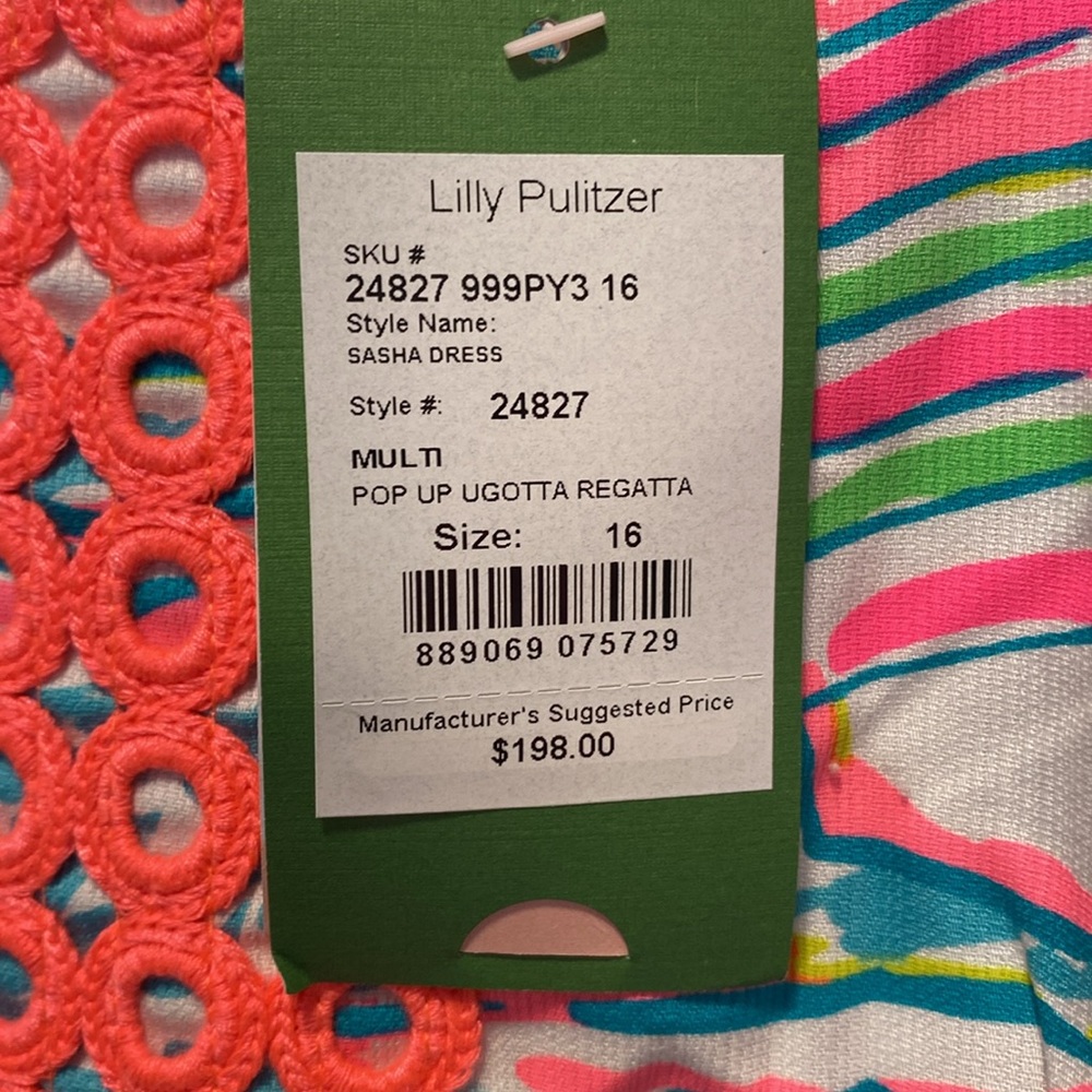 Lilly Pulitzer Sasha Dress You Gotta Regatta - Picture 5 of 8
